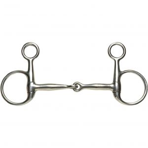 Weatherbeeta Mors baucher articulée en acier inoxydable pour cheval Korsteel