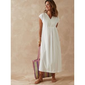 Daxon Robe by - Robe d'été voile de coton