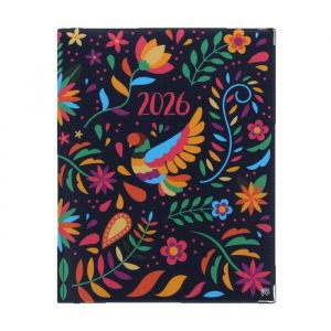 Agenda de bueau Color Pop 2026 PVC Imprim&eacute; Pajaro Marine Fabrication fran&ccedil;aise 228 x 18 x 1 cm
