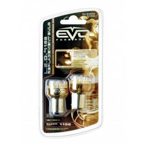 2 Ampoules Led Clignotant 1 Plot Orange