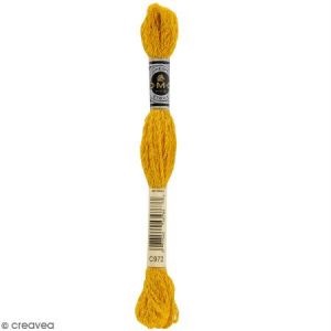 Image de Dmc Mouliné Spécial Etoile n°C972 Jaune curry - Fil broderie