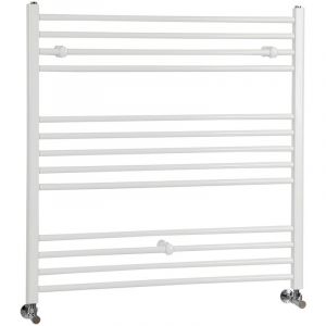 Hudson Reed Sèche-serviettes plat – Blanc – 100 cm x 100 cm - Ive