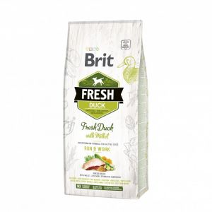 Brit Fresh canard frais et millet pour chien actif - 2,5 kg