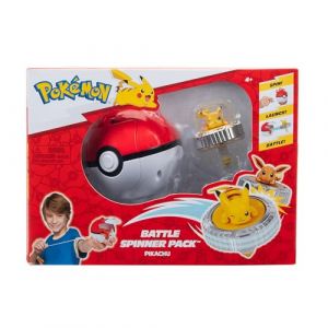 Pokémon PKW4398 – Battle Spinner – Pikachu – Kit de Jeu Officiel