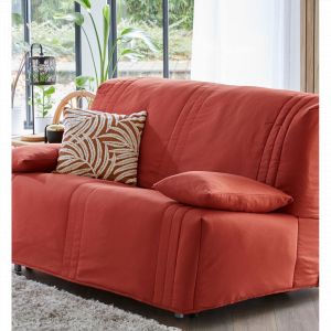 Housse clic-clac KEVARA - orange terracotta