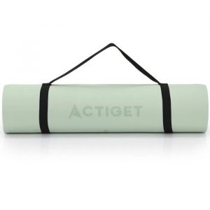 Actiget Tapis De Yoga, Exercice De Fitness, Antid&eacute;rapant, 183x61x0,6 Cm, Matelas Pilates, Menthe/Noir