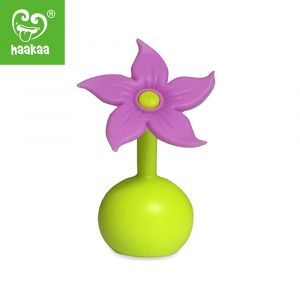 Haakaa Milchpumpe Blumenverschluss