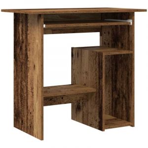 VidaXL Bureau vieux bois 80x45x74 cm bois d'ingénierie
