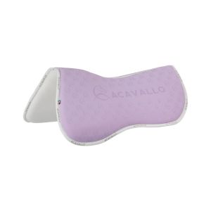Demi-coussin pour cheval avec dessous en fibre de bambou Acavallo Lycra & Memory Foam