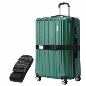 VERTICAL STUDIO "Silkstr&ouml;m" 28" Valise vert avec sangle de bagage GRATUITE