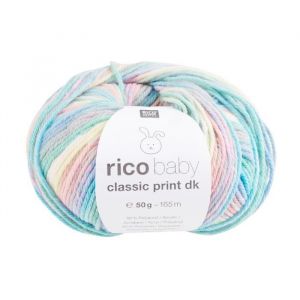 Rico Design Fil à tricoter RICO BABY CLASSIC PRINT DK (...) - 03 Bleu