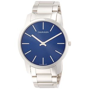 Image de Calvin Klein Montre bracelet à quartz analogique en acier inoxydable k2g2114 N