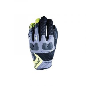Five Gants textile/cuir TFX3 Airflow gris/jaune fluo- XS