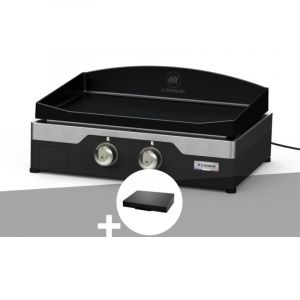 Le Marquier Plancha &eacute;lectrique Allure 260 DUO 60 x 40 cm + Couvercle