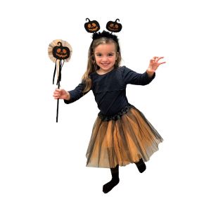 Rubie's Set Tutu Halloween + 2 accessoires citrouille - Taille unique 4-7 ans