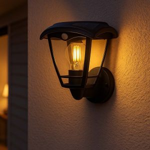 Lumisky Applique murale solaire LUMAX noir H22cm