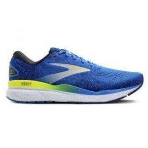 Brooks Homme Ghost 16 Sneaker, Electric Blue Navy Lemon, 41 EU