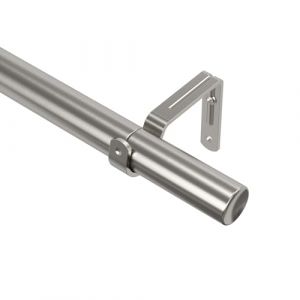 Umbra Zen Tringle à Rideaux Extensible de 2,5 cm de diamètre, 81-163 cm, Nickel