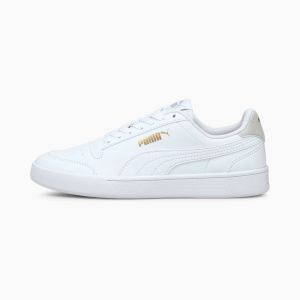 Puma Chaussure Baskets Shuffle enfant et adolescent, Or/Gris/Blanc, Taille 36, Chaussures