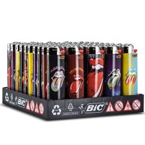 Bic Briquets jetables - lot de 50 briquets maxi the rolling stones 2021
