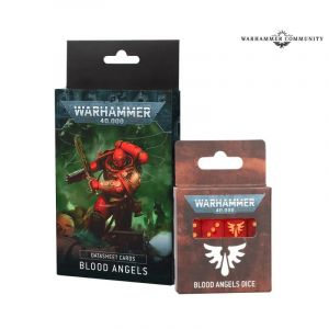 Games Workshop Jeux de société Warhammer 40k - Datacards V.10 Blood Angels (Fr)