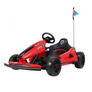 Karting électrique pour enfants - ORYXEARTH - Rouge - 12V - Vitesse 3-5 km/h