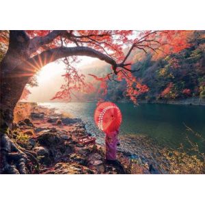 Image de Educa Puzzle Adulte Fleuve Katsura Et Le Lever Du Soleil - 1000 Pieces Collection Japon