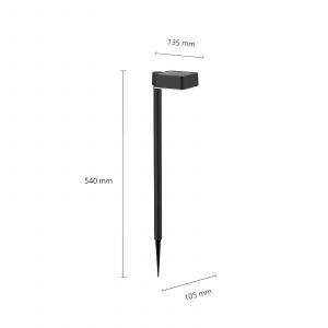 Philips Lampe solaire VYNCE LED/1,5W/3,7V IP44