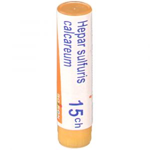Boiron Hepar sulfuris calcareum 15 ch - 1 Globules hom&eacute;opathiques