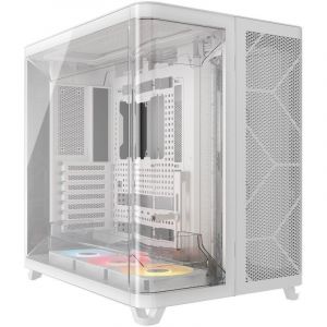 Corsair AIR 5400 RS-R ARGB Tour triple chambre en verre incurvé Blanc