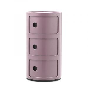Kartell Componibili, Meuble Conteneur 3 éléments, Mauve