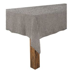 Nappe Piana en lin charbon