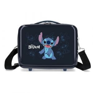 Disney. Trousse de toilette en ABS Happy Stitch adaptable noir