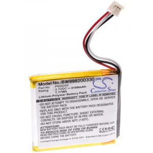 Vhbw Li-Polymère batterie 2100mAh (3.7V) pour haut-parleurs enceintes comme Harman Kardon P655252