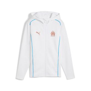 Puma Veste de survêtement à capuche enfant OM Casuals 2024/25