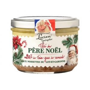 Lucien georgelin Pâté du Père Noël au foie gras et noisettes 200g