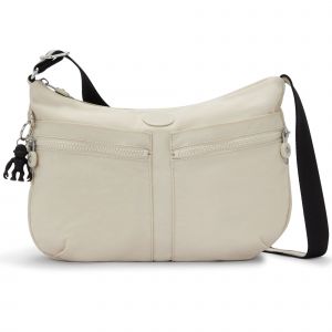 Kipling Sac besace Izellah en toile Beige - Couleur Beige - Taille Taille unique