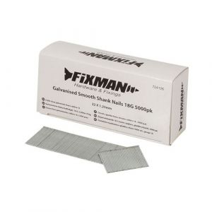 Fixman 5000 clous de finition pointe tete homme galvanises lisses calibre 18 - 32 mm