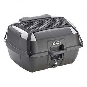 Givi Coffre B45B+ 45L coque noire avec plaque monolock dossier universel