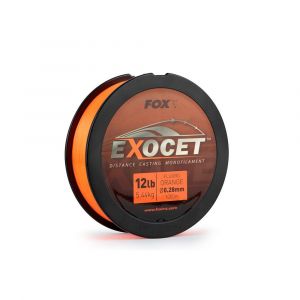 Fox Exocet Fluoro Orange Mono 0.26mm 10lb - 4.9kg (1000m)