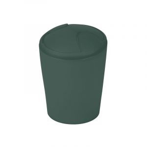 Spirella Poubelle &agrave; bascule pp move 2L Vert Fonc&eacute; - Vert