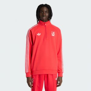 Adidas Liverpool Track Top Og Half Zip - Ruby Pur, pointure Large - ['Rouge'] - Taille Large