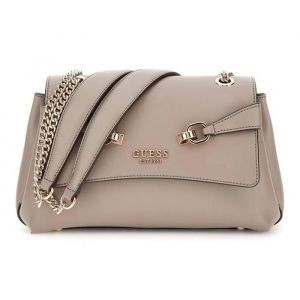 Guess Sac &agrave; &eacute;paule taupe pour femme - Lorelei Convertible Xbody Flap Bag Dark Taupe 308063