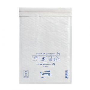 Jovipack Poc tte à bulles d'air kraft blanc 220 x 330 mm MailLite 92 g Carton de 100
