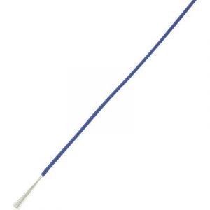 Tru Components Fil de câblage LiY 1570177 1 x 1.50 mm² bleu 10 m