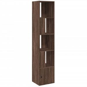 VidaXL Bibliothèque chêne marron 40x36x189 cm bois d'ingénierie, étagère à livres, porte-livres, support à livres, armoire de rangement