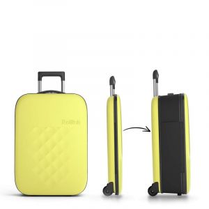Image de Rollink Flex Vega Yelow Iris S - Unisexe - Enfant, Jaune Iris, Cabin S - 55x40x23cm, Trolley
