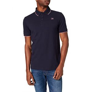 Armor Lux Polo droit coton piqué Bleu Armor-Lux - Couleur Bleu - Taille L