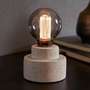 Pauleen Lampe à poser Noble Flare E27 2500K 3lm 0,2W Gris