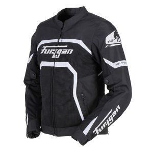 Furygan Blouson Femme Lady Mystic Evo Vented Noir Blanc - Taille XL